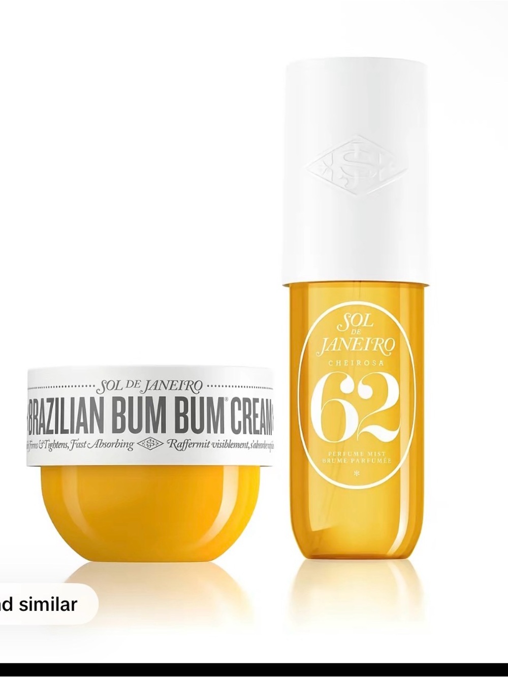 Sol de Janeiro Yellow Brazilian Bum Bum Cream & 62 Perfume Mist Set